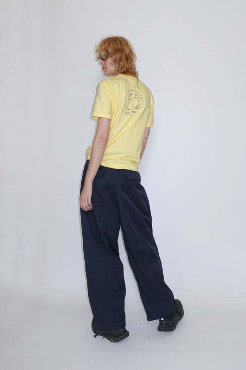 VIBRATION CIRCLE TEE -LEMON YELLOW-